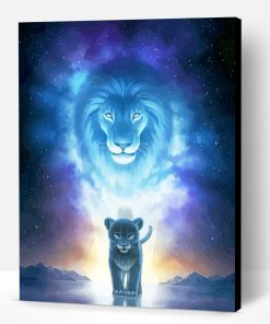 Fantasy Lion King Paint By Number