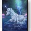 Fantasy White Unicorn Paint By Number