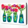 Flowers Bottles Paint By Number