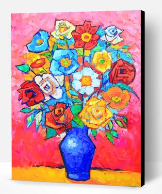 Flowers Bouquet Art Paint By Number