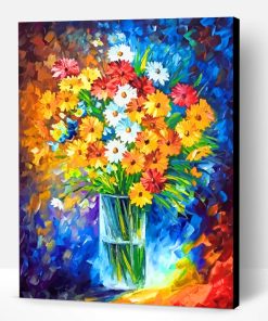Flowers Vase Art Paint By Number