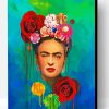 Frida And Flowers Art Paint By Number