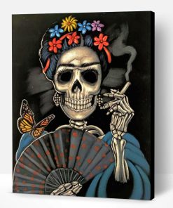 Frida Skull Paint By Number