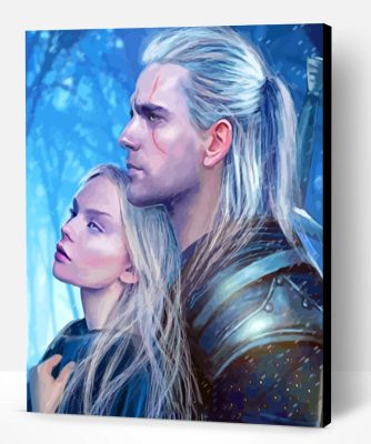 Geralt And His Lover Paint By Number