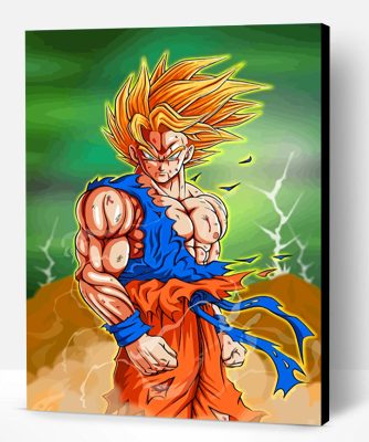 Goku Dragon Ball Paint By Number