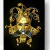 Golden Venetian Mask Paint By Number