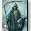 Grim Reaper With Hourglass Paint By Number