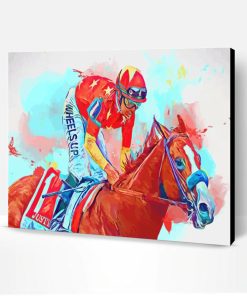 Horse Race Art Paint By Number