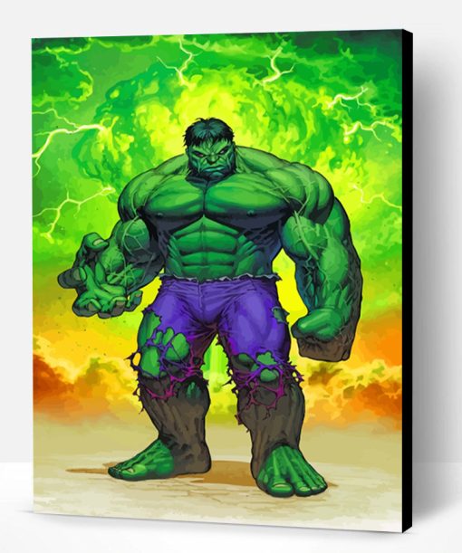 Hulk Hero Paint By Number