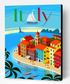 Italy Poster Paint By Number