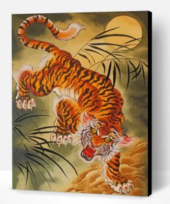 Japanese Tiger Paint By Number