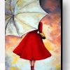 Lady And Umbrella Paint By Number