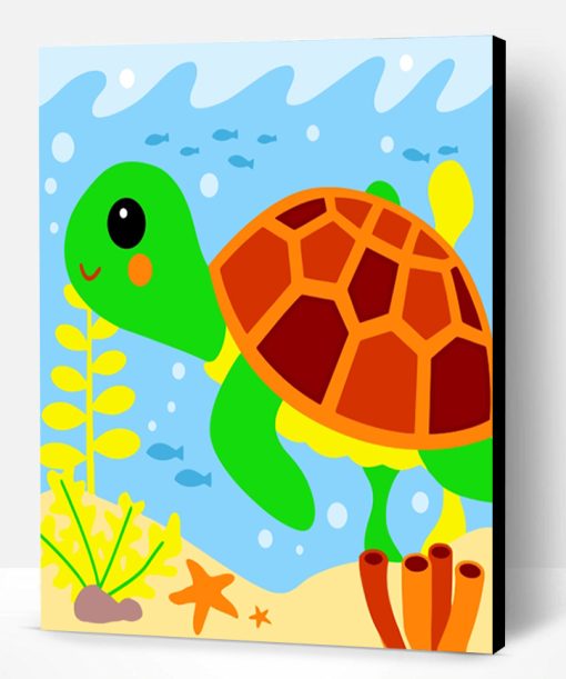 Little Turtle Paint By Number