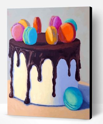 Macaroons Cake Paint By Number