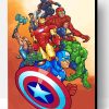 Marvel Superheroes Paint By Number
