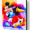 Mickey And Minnie Kiss Paint By Number