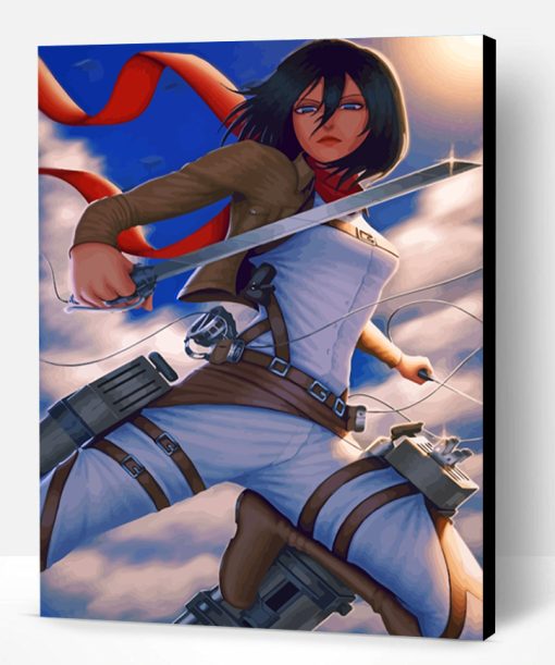 Mikasa Ackerman Art Paint By Number