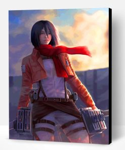 Mikasa Ackerman Paint By Number
