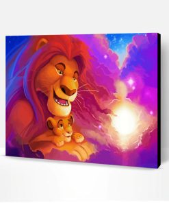 Mufasa And Simba Paint By Number