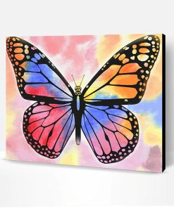 Multicolored Butterfly Paint By Number