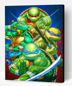 Ninja Turtles Heroes Paint By Number