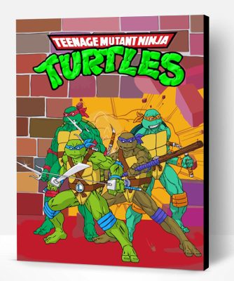 Ninja Turtles Superheroes Paint By Number