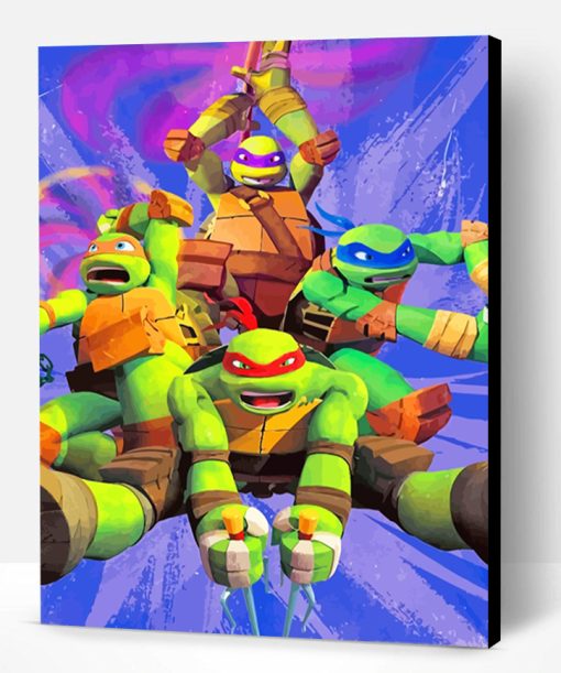 Ninja Turtles Paint By Number