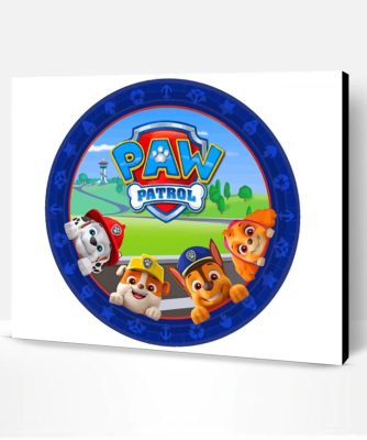 Paw Patrol Paint By Number