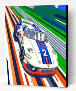 Porsche Martini Racing Car Paint By Number