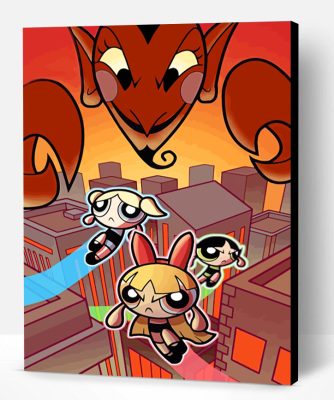 Powerpuff Girls Heroes Paint By Number