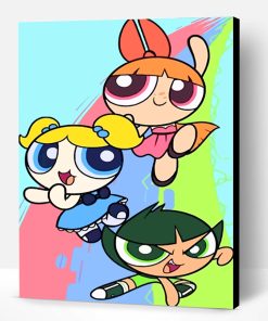 Powerpuff Girls Paint By Number