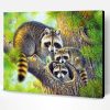 Raccoon Family Paint By Number