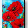 Red Poppies Flowers Paint By Number