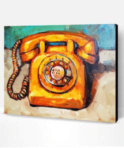 Retro Phone Paint By Number
