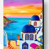 Santorini Greece Island Paint By Number