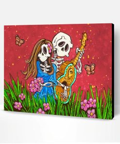 Skulls Couple Paint By Number