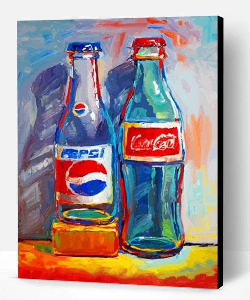 Soda Bottles Paint By Number