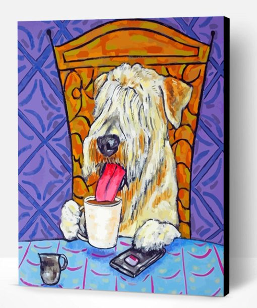 Soft Coated Wheaten Terrier Paint By Number