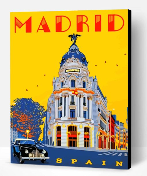 Spain Madrid Paint By Number