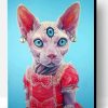 Sphinx Cat In Dress Paint By Number