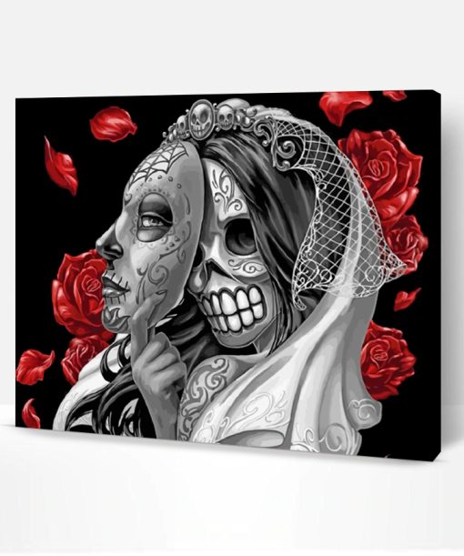 Sugar Skull Bride Paint By Number