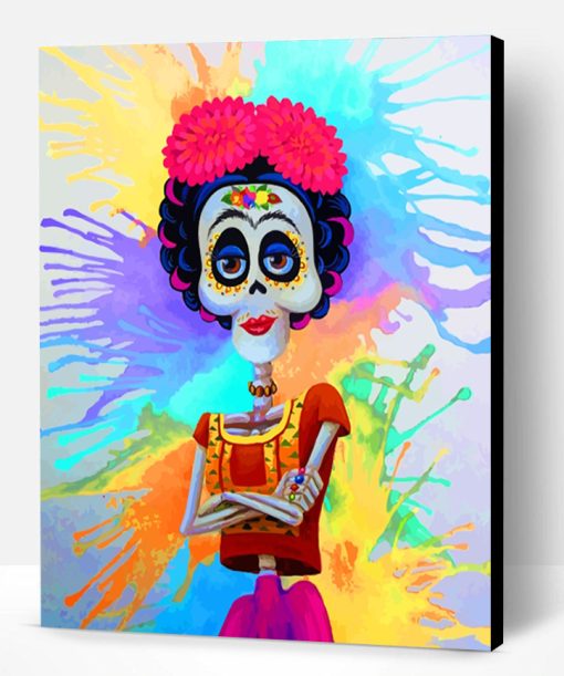 Sugar Skull Frida Paint By Number