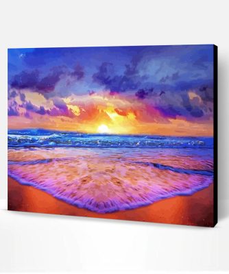 Sunset Seascape Paint By Number