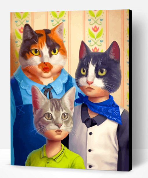 The Cats Family Paint By Number