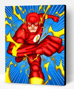The Flash Illustration Paint By Number