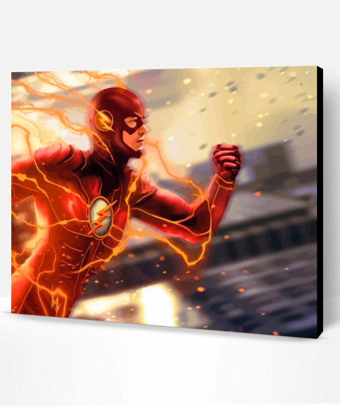 The Flash Paint By Number