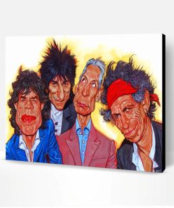 The Rolling Stones Paint By Number