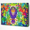 Tropical Mandala Owl Paint By Number