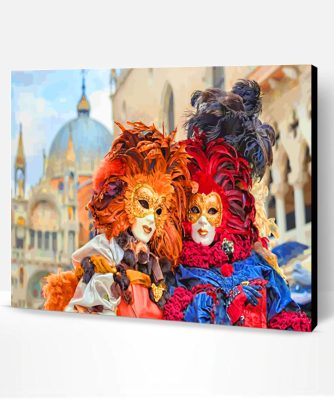 Venice Carnival Paint By Number