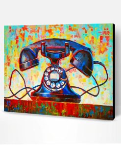 Vintage Phone Paint By Number